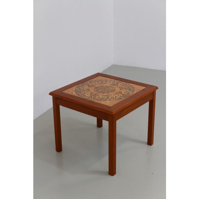Danish Teak and Tile Side Table, 1960s For Sale - Image 14 of 16