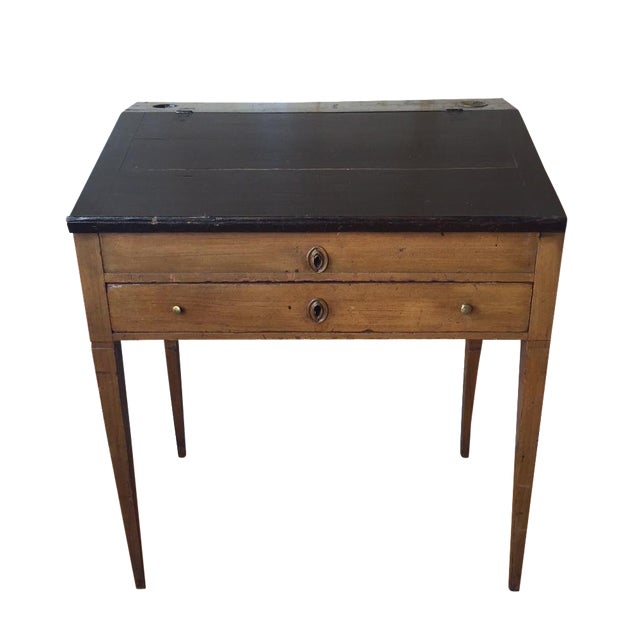 Small Italian Antique Writing Desk For Sale