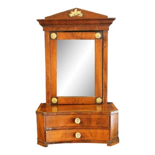 Early 19th Century Austrian Table-Top Dressing Mirror For Sale