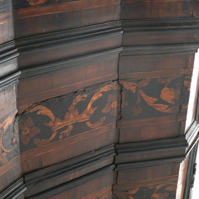 Antique 18thC Italian Satinwood Inlaid & Ebonized Single Door Commode C1760 For Sale - Image 11 of 12