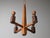 Art Deco Danish Wooden Candle Chandelier, 1970s For Sale - Image 4 of 17