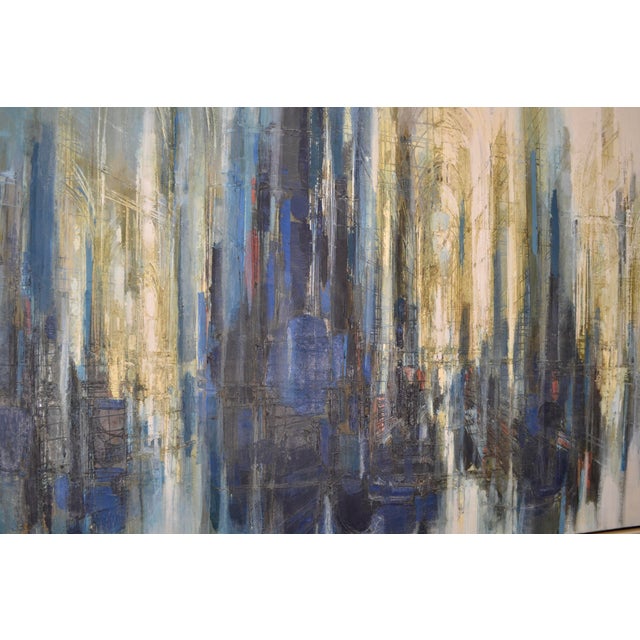 Oversize Original Mid Century Painting by Donald Stoltenberg For Sale - Image 4 of 5