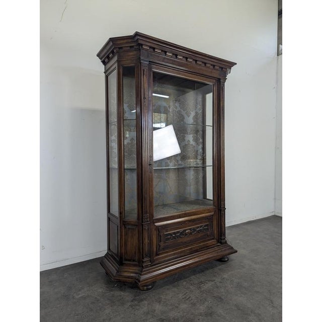Renaissance-Style Display Cabinet from Maison Soubrier, in Very Good conditions.