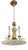 Art Deco Chrome Chandelier, 1930s For Sale