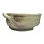 Abstract Studio Art Pottery Decorative Bowl in Pistachio Green and Plum For Sale