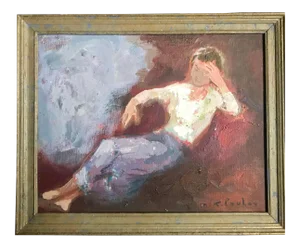 Oil Painting by Murat Kaboulov (1939-2010)
