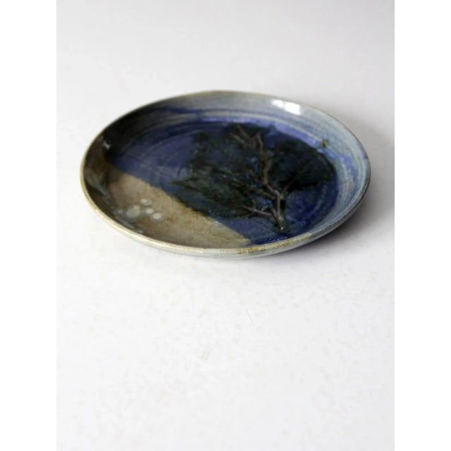 Studio Pottery Plate For Sale - Image 4 of 10