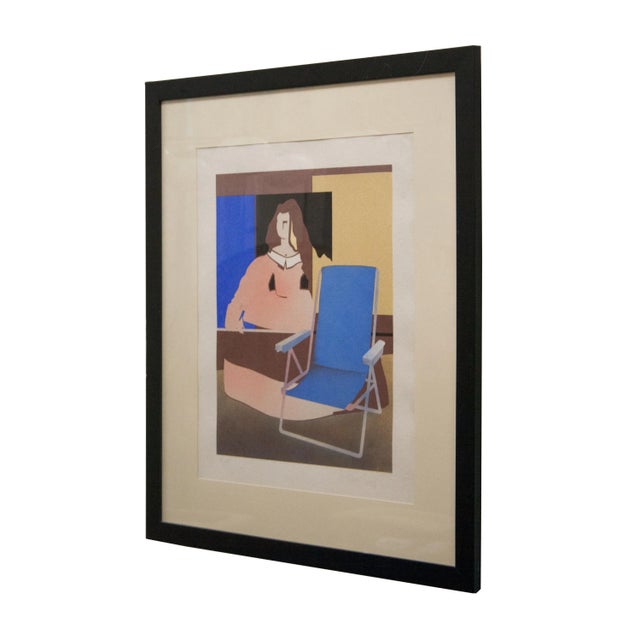 Spanish pop art lithography based on Velazquez's "Meninas". Signed and numbered.