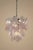 Mid-Century Modern Italian Murano Chandelier | Mazzega Style | 23 Pink Glass "Rondini" Elements, Late 20th Century For Sale - Image 3 of 6