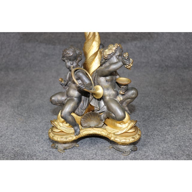 Late 19th Century Late 19th Century Napoleonic Patinated and Gilt Bronze Centerpiece by Auguste Delafontaine For Sale - Image 5 of 14
