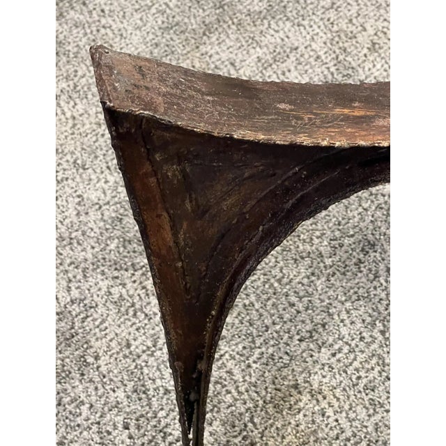 1960s Paul Evans Slate & Sculpted Metal Table For Sale - Image 12 of 13