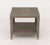 Restoration Hardware "Graydon" Faux Shagreen Side Table, with two tiers, label to underside. 20.25" H x 22" W x 22" D....