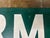 Green Vintage Large Wooden Green & White Farm Produce Sign For Sale - Image 8 of 12