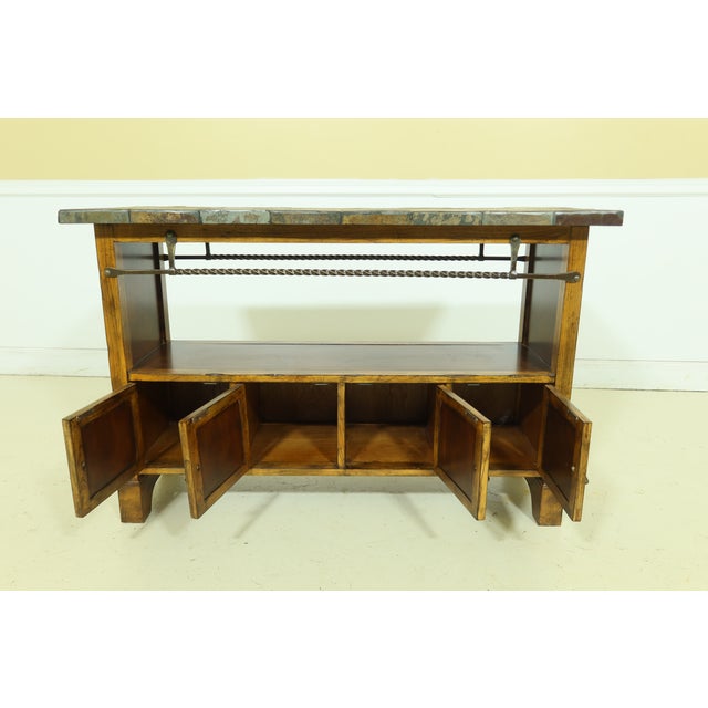 Continental Style Stone Top Console Vanity Chairish