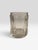 A refined leaded glass tobacco container with a gold finish metal lid. Meant to hold leafs for preservation.
