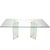 An iconic 1970's glass and breass dining table designed by Leon Rosen for the Pace Collection. The table is constructed...
