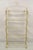Vintage Italian Hollywood Regency Iron Rope Tassel Silver & Gold 5 Tier Etagere Bookcase. Item features (5) tiers (no...