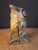 Metal Vintage Cast Iron Owl on Stump Still Bank Gold Finish 3.7" Moore Pg 90 #599 For Sale - Image 7 of 18