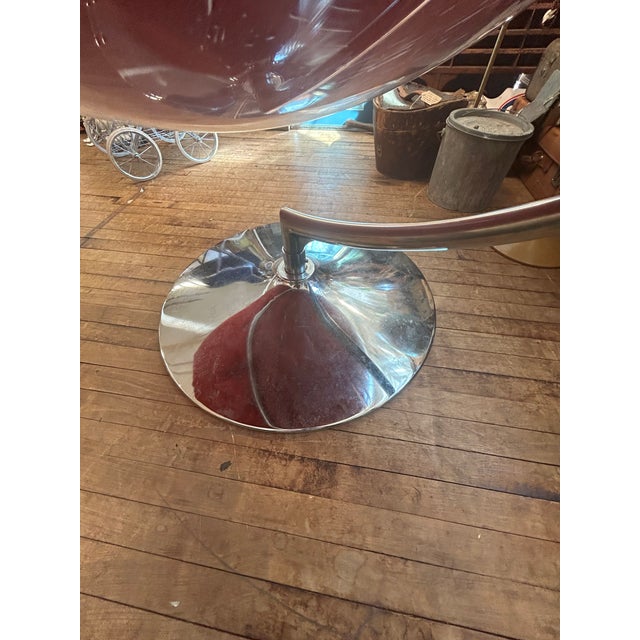 Hanging Acrylic Bubble Chair in the Manner of Eero Aarnio For Sale - Image 9 of 12
