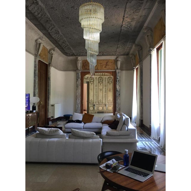 Quadriedri Prism Chandelier in Murano, Set of 2 For Sale - Image 4 of 15