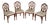 Hepplewhite Style Quality Set of Four Shield Back Dining Chairs For Sale