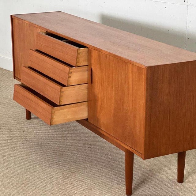 1960s Mid-Century Teak Sideboard by Nils Jonsson for Troeds, Arid Collection, 1960s For Sale - Image 5 of 13