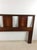 This mid century modern full size headboard features hardwood construction, original walnut finish, three paneled design...