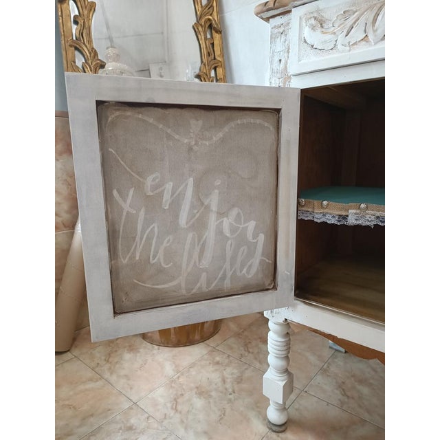 French Provincial Sideboard with Mirror For Sale - Image 16 of 18