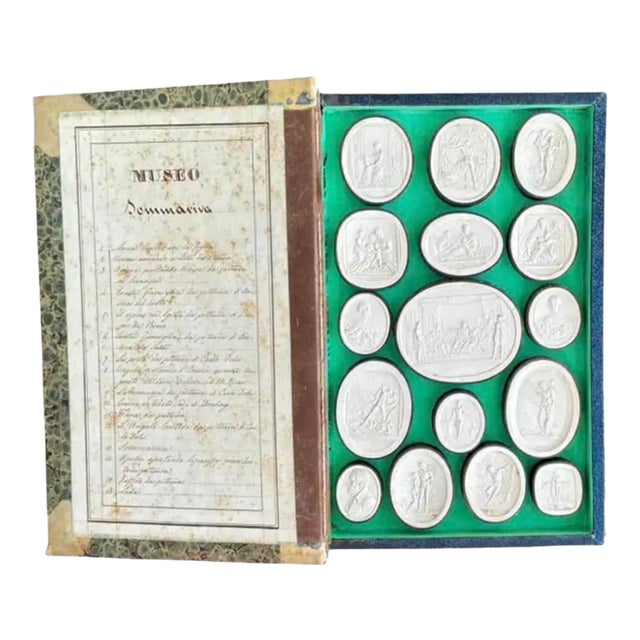 Italian Grand Tour Book of Plaster Intaglios by Giovanni Liberotti #2 For Sale