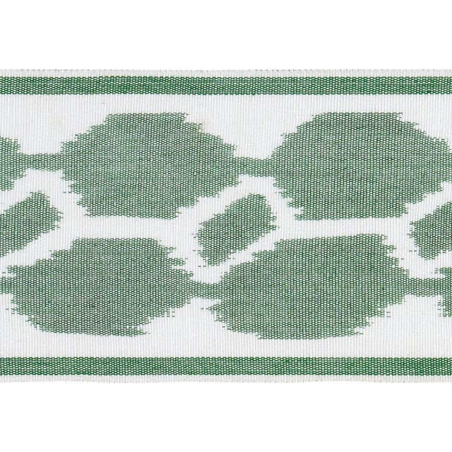 2020s Schumacher Telia Tape Trim In Green For Sale - Image 5 of 5