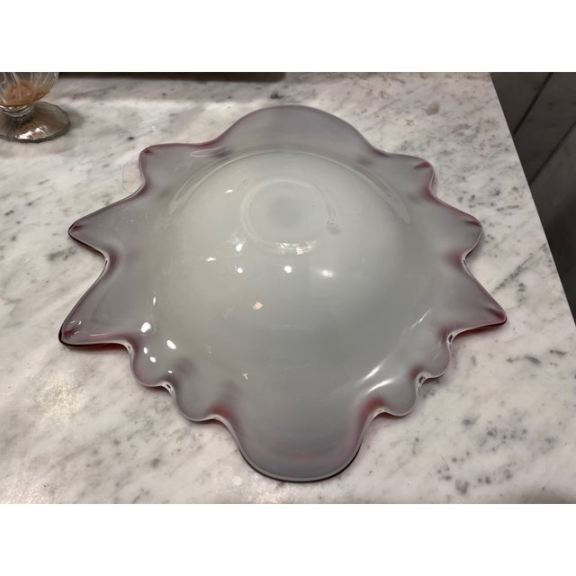 Mid 20th Century Mid 20th Century Orange and Gold Murano Style Italian Ashtray or Catchall For Sale - Image 5 of 5