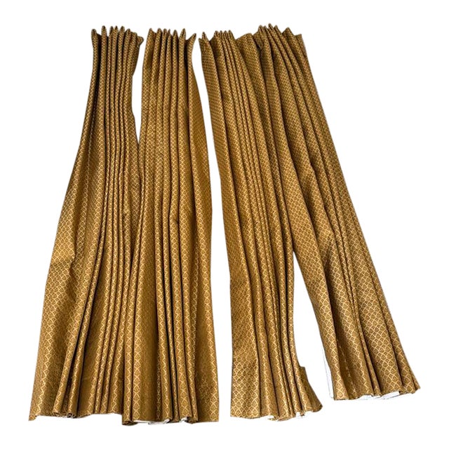Pair of Custom Scalamandré Window Treatments For Sale