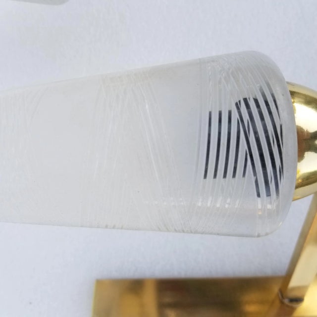 Metal Maison Lunel Brass Two Light Sconces - a Pair For Sale - Image 7 of 11