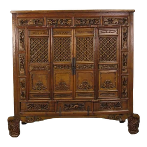Hand Carved Chinese Antique Cabinet