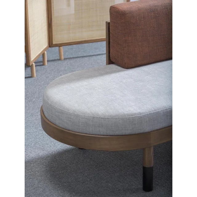 Wood Mid Corner Sofa by Kann Design For Sale - Image 7 of 8