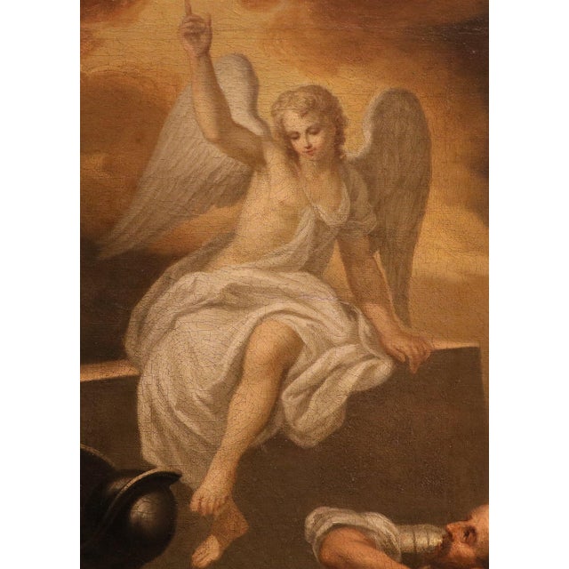 Carlo Maratta, The Angel of the Resurrection, 1700, Oil on Canvas For Sale - Image 6 of 15