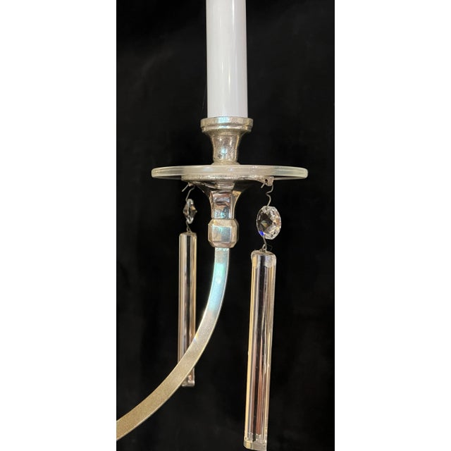 1970s Gateano Sciolari Chandelier For Sale - Image 6 of 7