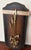 Brown Vintage Brutalist Brass Cattail Wall Sculpture on Shield Plaque, 1970s Hollywood Regency For Sale - Image 8 of 8