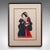 This is a vintage Geisha portrait. A Japanese, padded textile relief costume study in silk cotton, dating to the Art Deco...