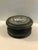 Green Round Green Wood Box With Elephant Tin Accent For Sale - Image 8 of 10