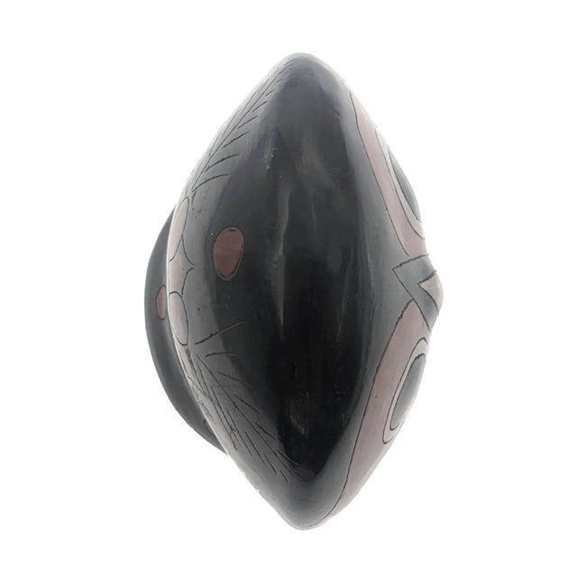 Tonalá Mexico Owl Ceramic Figurine For Sale - Image 9 of 11