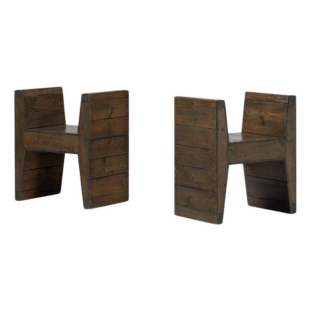 Vintage H Stools by Jan de Jong, 1964 For Sale