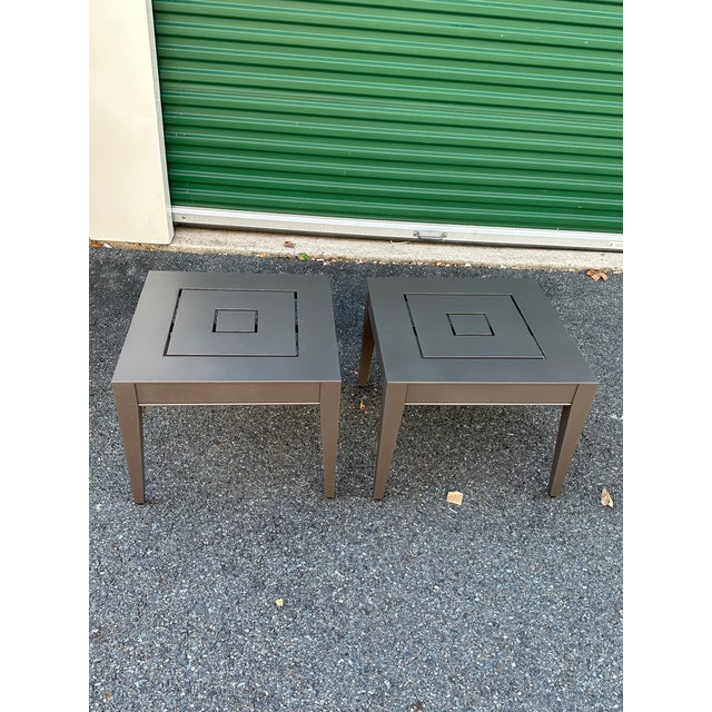 Pair McKinnon and Harris Wyatt Square Side Tables Aptly nicknamed the “Elephant Stool” thanks to its beautiful sturdiness....