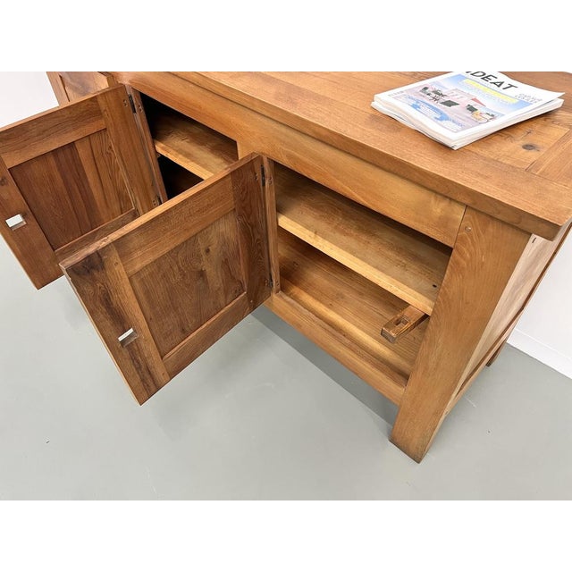 1950s Brutalist Sideboard in Elm, 1950s For Sale - Image 5 of 18