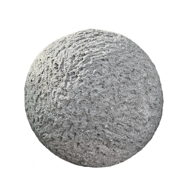 Stone Garden Sphere 17" For Sale - Image 4 of 4