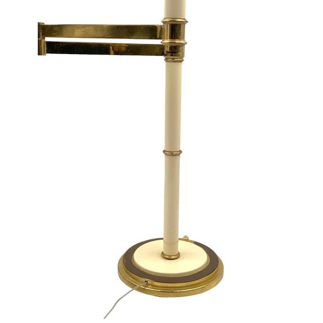 1970s Hollywood Regency Brass Table Lamp by Tommaso Barbi, 1970 For Sale - Image 5 of 14