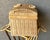 Circa 1970 Coastal Chic Nicely-Sized Decorative Rattan Sewing Basket With Folding Latch Handles For Sale - Image 4 of 15