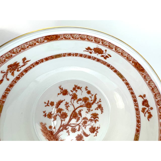 1960s Haviland Limoges “Tehran” Porcelain Serving Bowl For Sale - Image 9 of 12