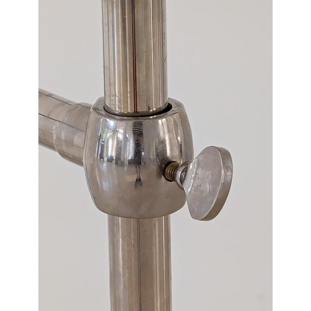 2000 - 2009 Art Deco Towel Rack in Nickel-Plating For Sale - Image 5 of 14