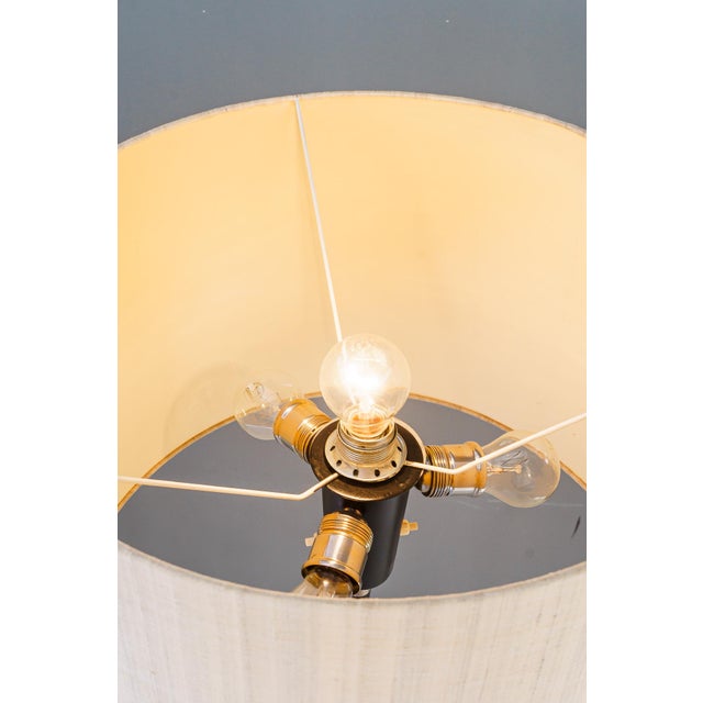 1950s Adjustable Floor Lamp with Fabric Shade by J. T. Kalmar for J.T. Kalmar, Vienna, 1950s For Sale - Image 5 of 16